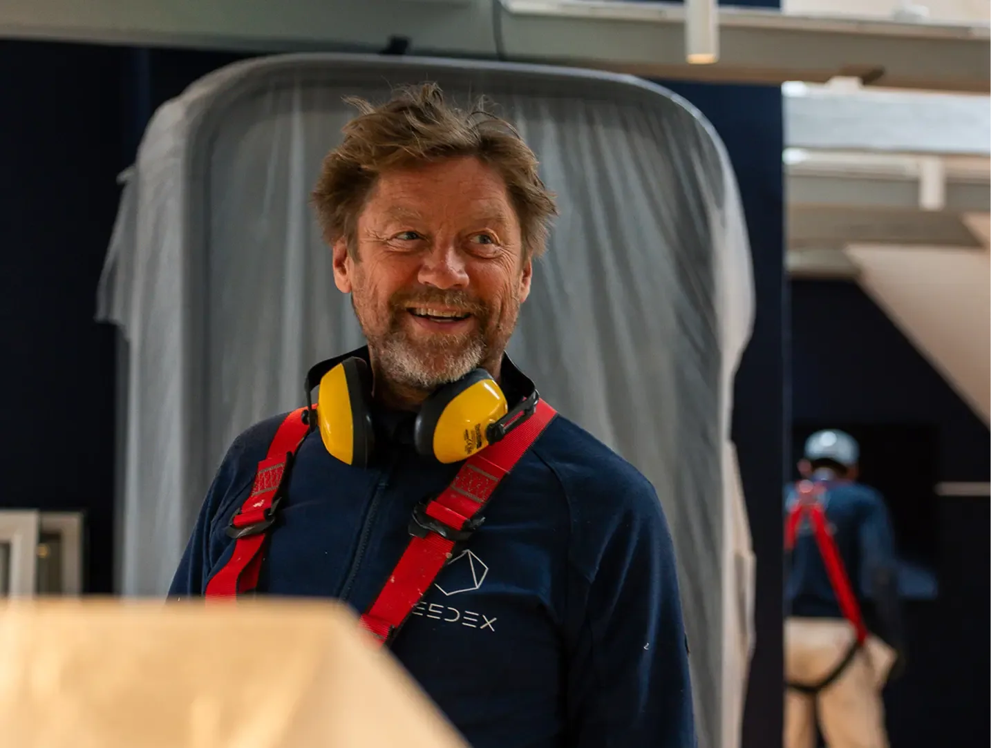Wesdex-teamet på byggepladsen – erfarne håndværkere bag hver kælderrenovering